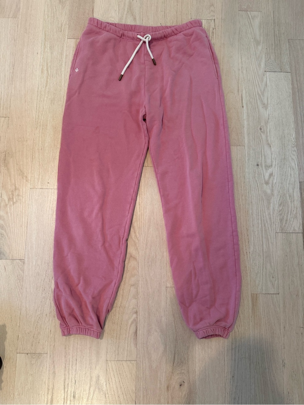 Mates by Liz Joy Women's Pink Drawstring Jogger Sweatpants - S